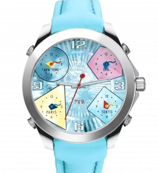 Jacob & Co. The Five Time Zone JC-23 - PASTEL Replica Watch